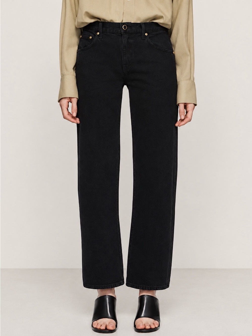 Khaite Kerrie Jeans Black